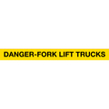 Queue Solutions SafetyMaster 450, Orange, 11' Yellow/Black DANGER-FORKLIFT TRUCKS Belt SM450OY-YBDFT110